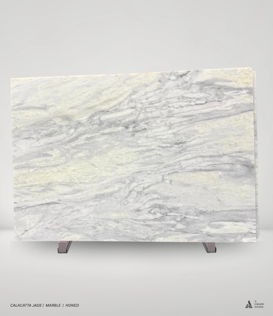 calacatta jade marble honed