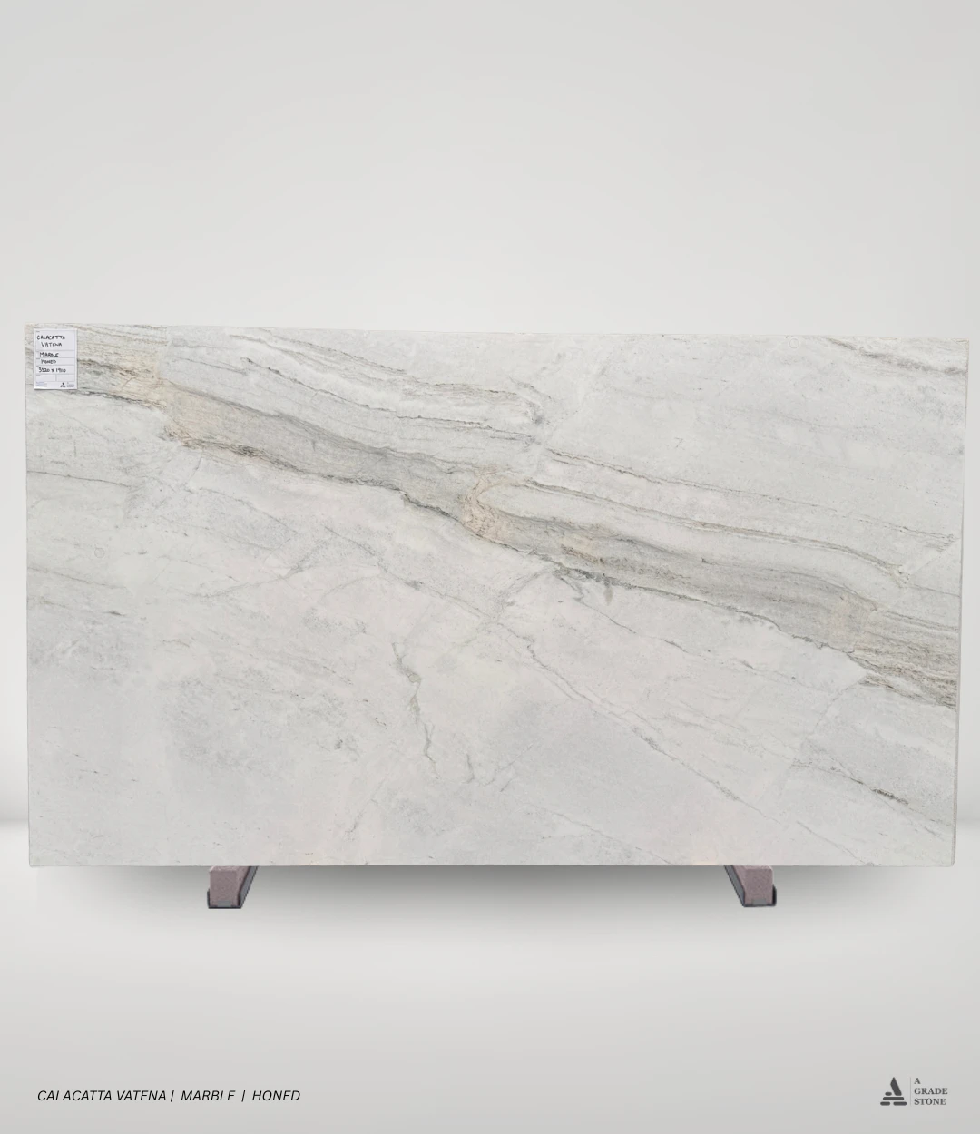 calacatta vatena marble honed