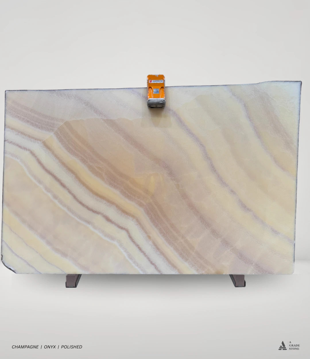 champagne onyx polished