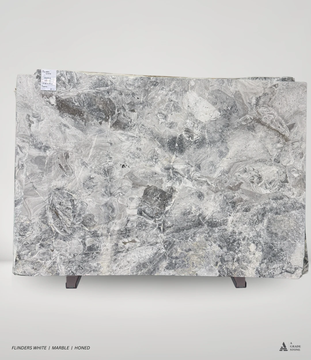 flinders white marble polished