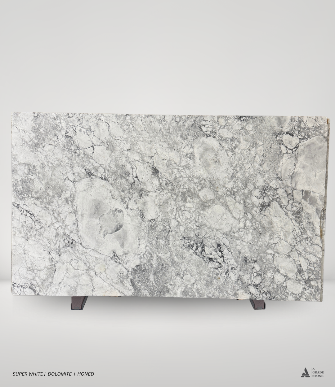 super white dolomite honed