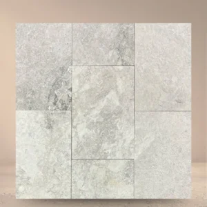 tundra blue sandblasted marble