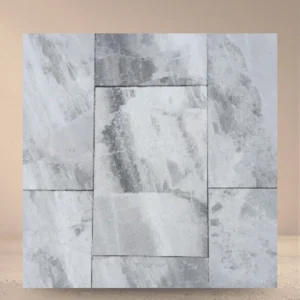 atlantic grey sandblasted marble