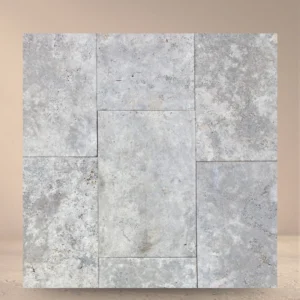 silver raw raw cut travertine