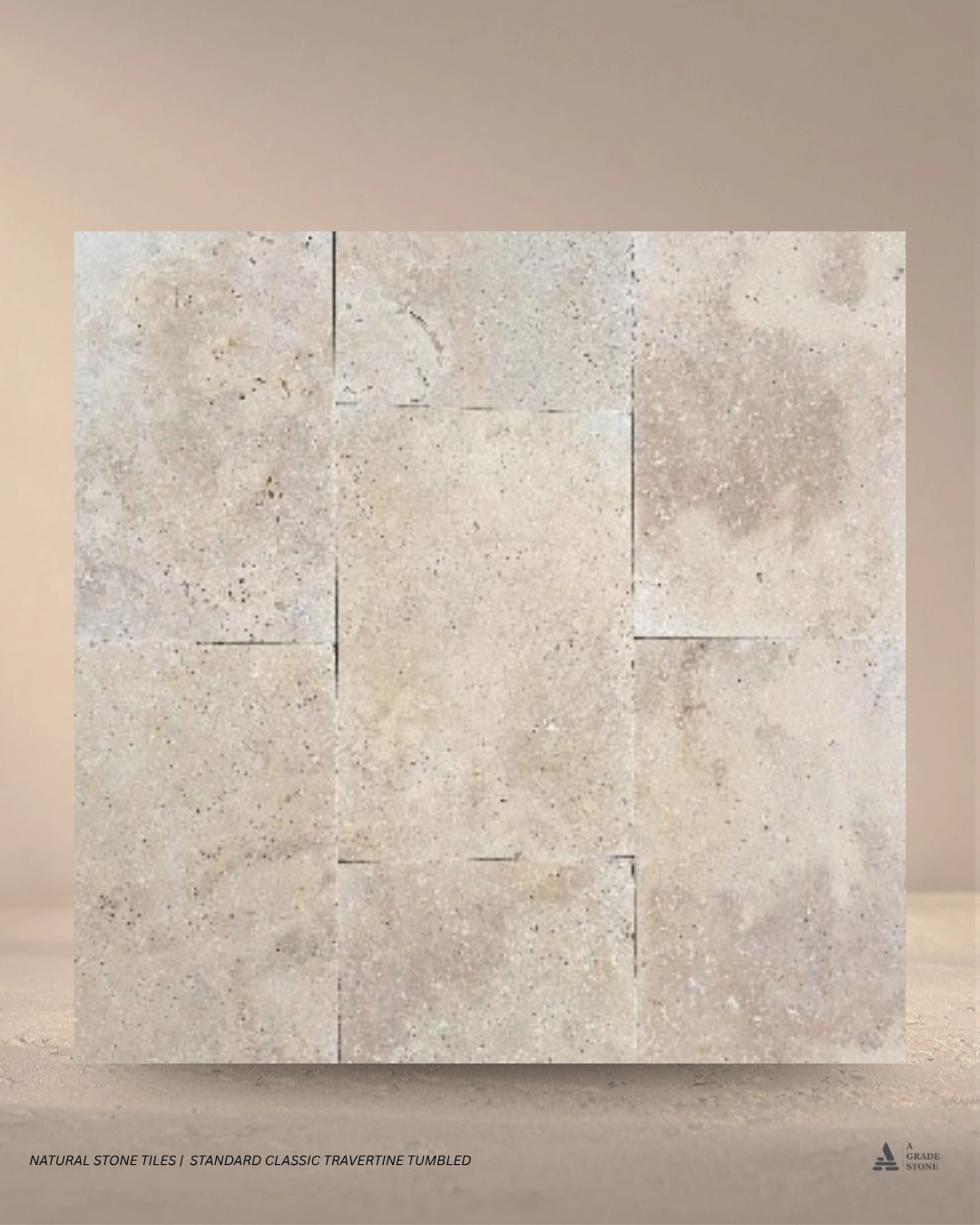 standard classic tumbled travertine