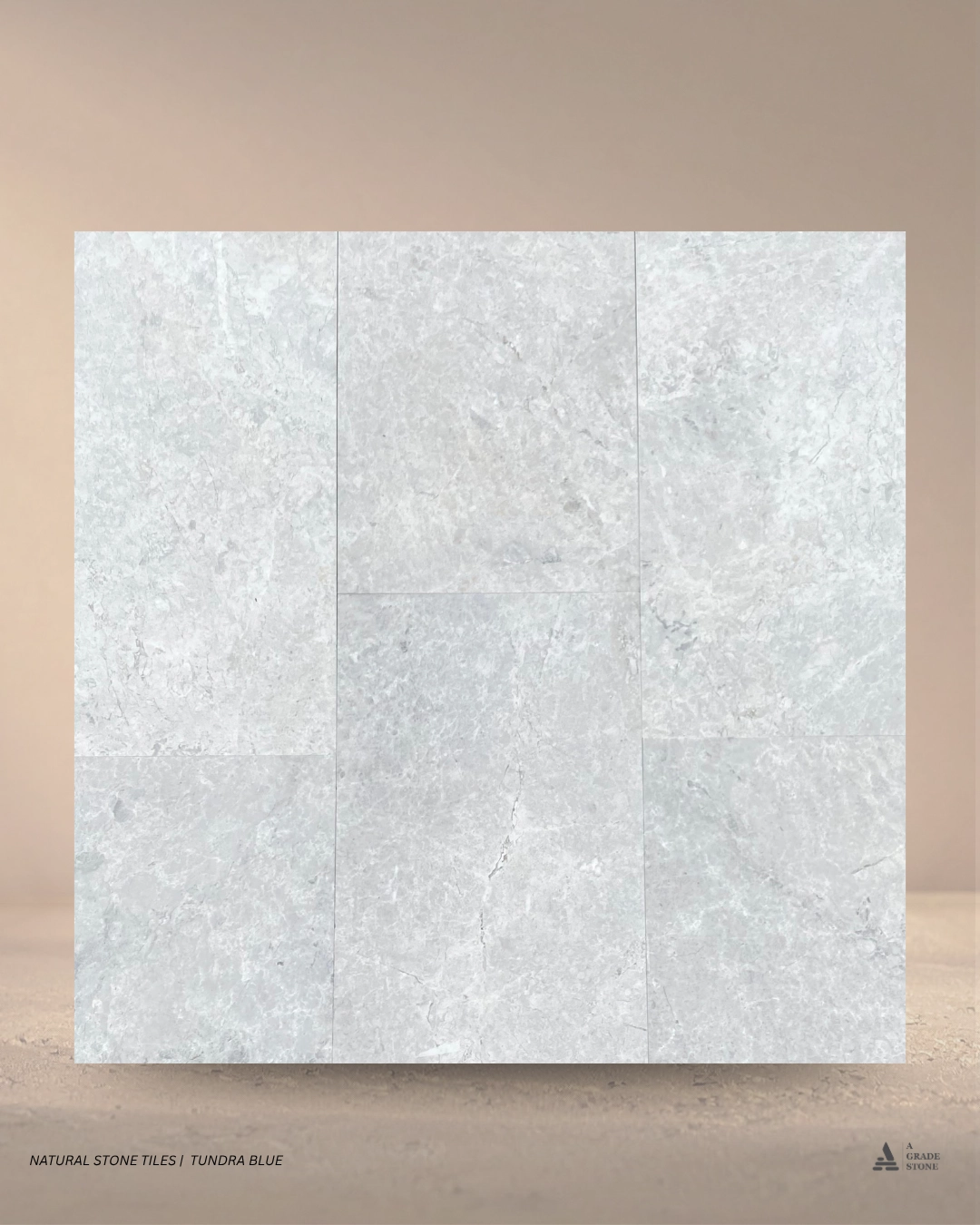 tundra blue honed marble