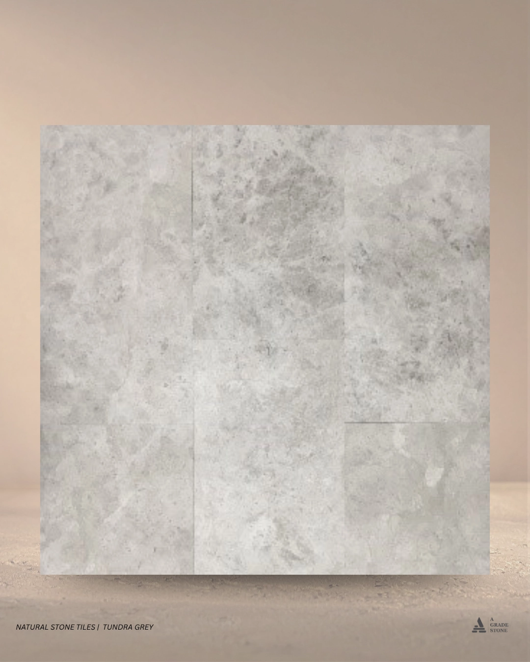 tundra grey honed marble